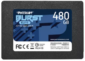 SSD PATRIOT, BURST ELITE, 480 GB, 2.5 inch, S-ATA 3, 3D QLC Nand, R/W: 450/320 MB/s, "PBE480GS25SSDR"