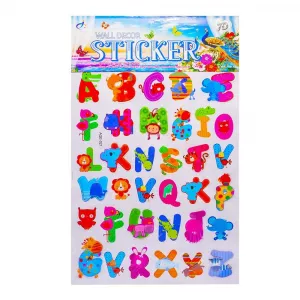 Stickere decorative - pauni/litere/cifre
