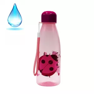 Sticla apa 500 ml, plastic, Ladybug, 6.5x20 cm - S-COOL