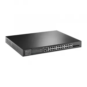 Switch cu management L2 TP-Link, 24 Porturi Gigabit, 4 x SFP+ Gigabit "TL-SG3428XMP" (include TV 1.75lei)