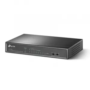 SWITCH PoE TP-LINK  8 porturi 10/100Mbps (4 PoE), IEEE 802.3af, carcasa metalica "TL-SF1008LP" (include TV 1.75lei)