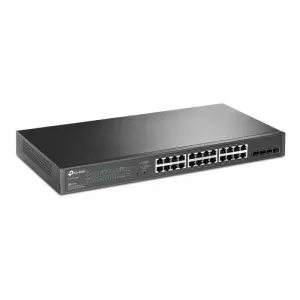 Switch TP-Link 24 Porturi Gigabit Smart POE+ 250W, 4 x SFP,  "TL-SG2428P" (include TV 1.75lei)