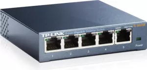SWITCH TP-LINK  5 porturi Gigabit. carcasa metalica "TL-SG105" (include TV 1.75lei)