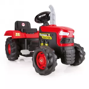 Tractor cu pedale, rosu, 53x83x45 - Dolu