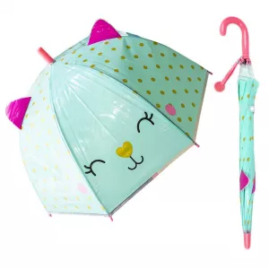 Umbrela copii, cu desene, Animalute, 70 cm