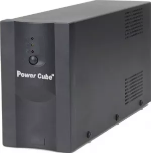 UPS GEMBIRD Line Interactive,   650VA/ 390W, AVR, 2 x socket IEC, indicatie status cu LED, 1 baterie 12V/7Ah, Backup: pana la 8 - 20 min., incarcare: pana la 12h, "UPS-PC-652A"i) (include TV 3.5lei)