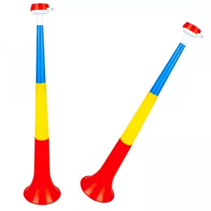 Vuvuzela tricolora, din plastic, 55 cm