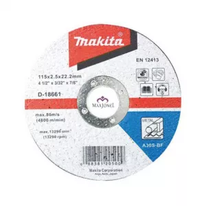Disc abraziv Makita D-18661 pentru debitat metal, D115x2.5 mm, A30S