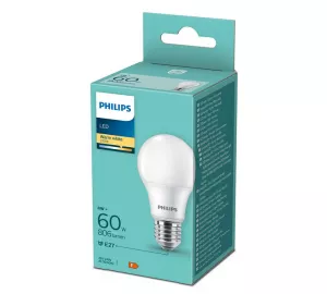Bec LED Philips E27 8W 806lm lumina calda 2700 K