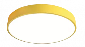 Plafonieră Macaron 52W 3000-6000K LED, galben, cu telecomanda