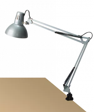 Lampa de birou Arno "argintiu" 1x E27, max 60W