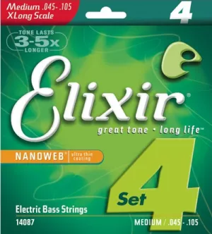 Corzi bass Elixir 14087 Medium 45-105 NW