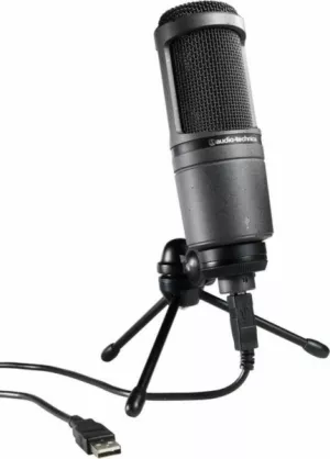 Microfon broadcast-podcast Audio-Technica AT2020USB+