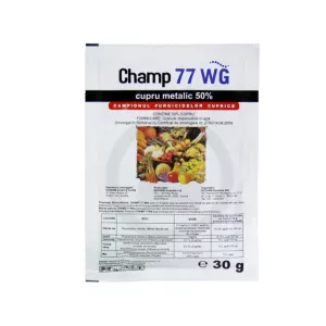 Fungicid bactericid ecologic vita de vie, castraveti, tomate, mar Champ 77 WG, 30 grame