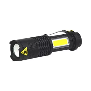 Lanterna Strend Pro NX1040, 3 W, 70+65 lumeni, cu lumină laterala si functie zoom