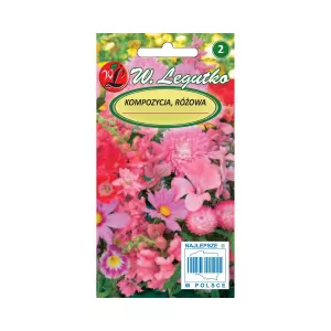 Seminte amestec flori de vara roz, 0,8 gr, LEGUTKO