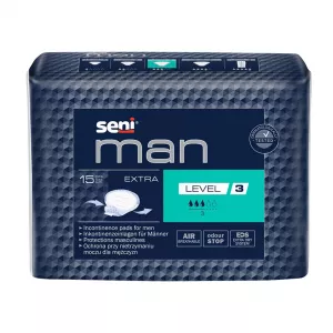 Absorbante urologice Extra Level Man, 15 bucati, Seni