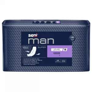 Absorbante urologice Man Super, Level 5, 15 bucati, Seni
