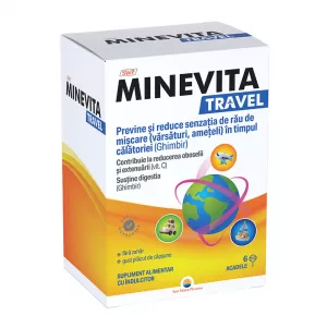 Acadele pentru copii Minevita Travel 6 bucati, Sun Wave Pharma