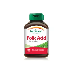 Acid folic 1mg, 100 tablete, Jamieson