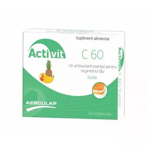 Activit exotic C 60 mg, 18 coprimate, Eurofarmaco