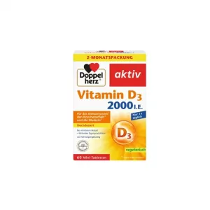 Aktiv Vitamina D3 2000 UI, 60 comprimate, Doppelherz