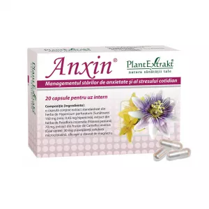 Anxin, 20 capsule, Plant Extrakt
