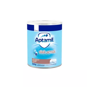 Aptamil Pronutra fara lactoza, formula de lapte speciala, +0 luni, 400g, Nutricia