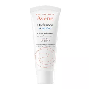 Crema hidratanta pentru ten uscat si foarte uscat SPF 30 Hydrance Riche UV, 40 ml, Avene