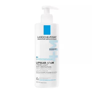 Crema triplu reparatoare cu textura lejera Lipikar Light AP+M, 400 ml, La Roche Posay