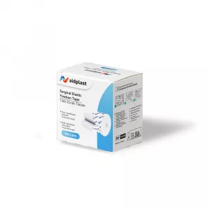 Banda adeziva elastica de fixare 10 m x 5 cm, 1 buc/cutie, Aidplast