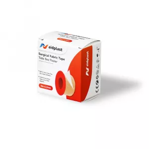 Banda adeziva pe suport textil 5 m x 2.5 cm, 1 buc/cutie, Aidplast