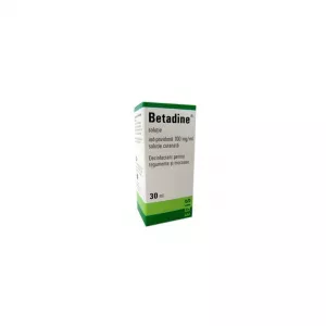 Betadine soluție, 30 ml, Egis Pharmaceuticals