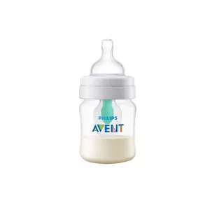 Biberon cu dispozitiv anticolici AirFree™ si tetina debit lent, SCF810/14, 125 ml, Philips Avent