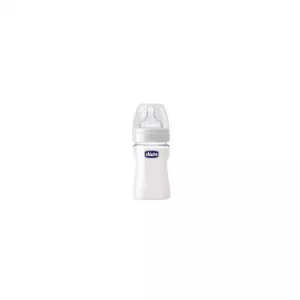 Biberon sticla, cu tetina de silicon, +0 luni, 150 ml, 20711 Chicco