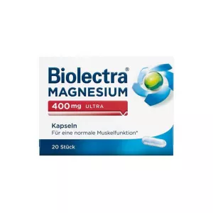 Biolectra Magnesium 400 mg Ultra, 20 capsule