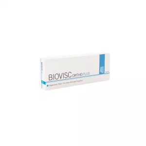 Biovisc Ortho Plus, 40 mg / 2 ml, solutie injectabila, 2 ml x 1 seringa preumpluta, Biotech