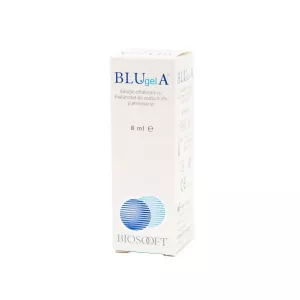 Blu Gel A - Solutie oftalmica cu hialuronat de sodiu 0.3% si aminoacizi, 10 ml, Bio Soft Italia