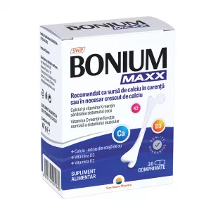 Bonium Maxx, 30 comprimate, Sun Wave Pharma