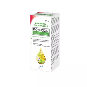 Bronhoklir tuse productiva sirop, 200 ml, Stada