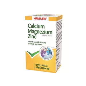 Calciu Magneziu Zinc, 30 capsule, Walmark