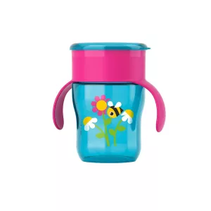 Cana de crestere, 260 ml, 12 luni+, Albastru, SCF782/20, Philips Avent
