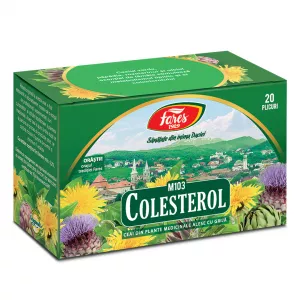 Ceai Colesterol, M103, 20 plicuri, Fares