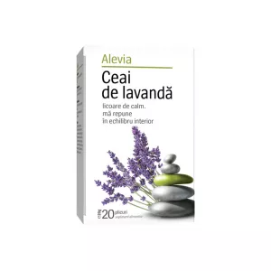 Ceai de lavanda, 20 plicuri, Alevia