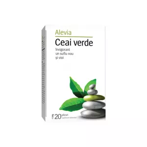 Ceai verde, 20 plicuri, Alevia