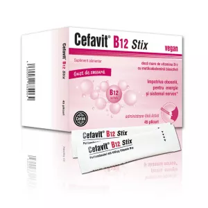Cefavit B12 stix, 45 plicuri, Cefak KG