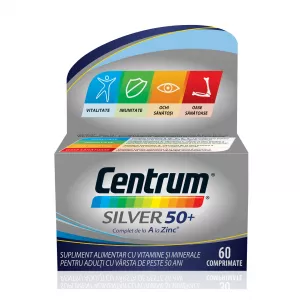 Centrum de la A la Z Silver 50+, 60 comprimate, Gsk