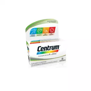 Centrum de la A la Zinc, 30 comprimate, Gsk