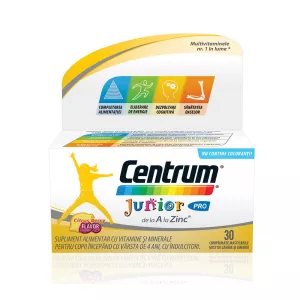 Centrum Junior A-Z Pro, 30 comprimate, Gsk