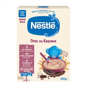 Cereale din orez cu roscove Infant Cereals, +6 luni, 250 g, Nestle